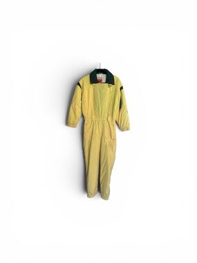 Vintage Innsbruck M Yellow Insulated Ski Suit / Snowsuit